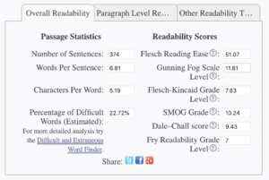 readability