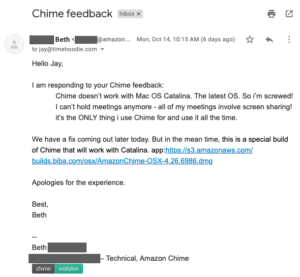 beth is a hero email