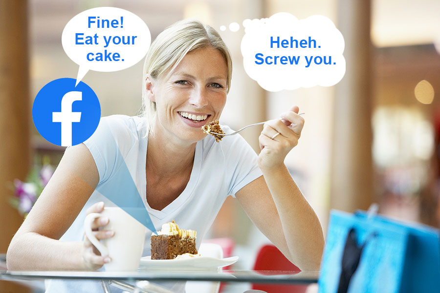 facebook eat cake